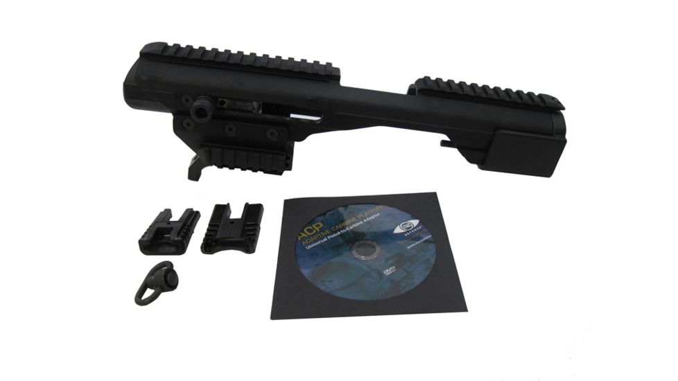 SigTac ACP with Unversal Railed Pistol Adapter, QD Sling Mount 110076