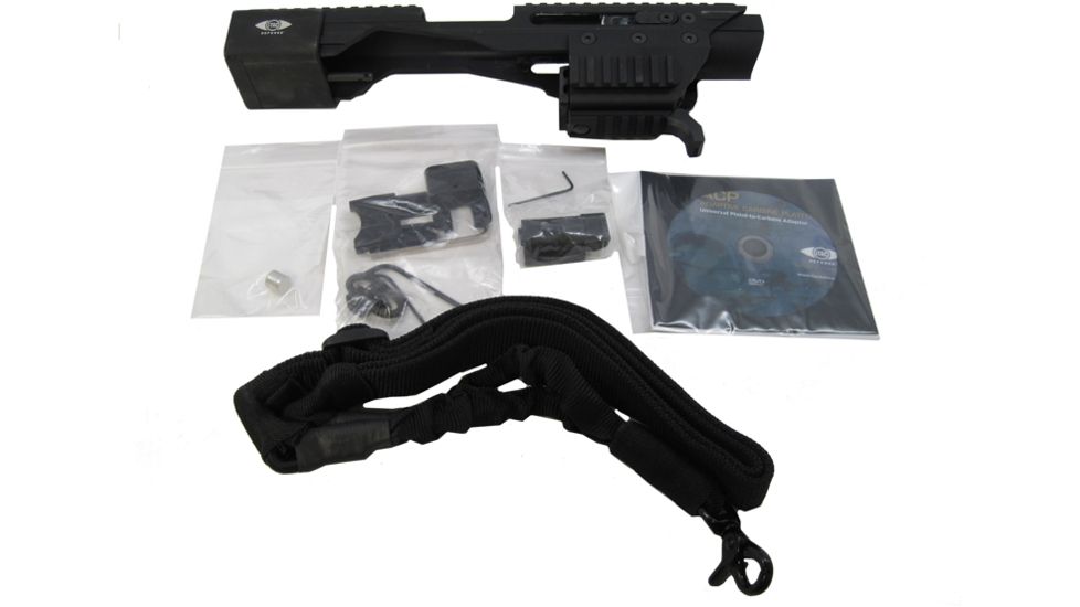 SigTac ACP with Unversal Railed Pistol Adapter, QD Sling Mount/Laser Sight 101707