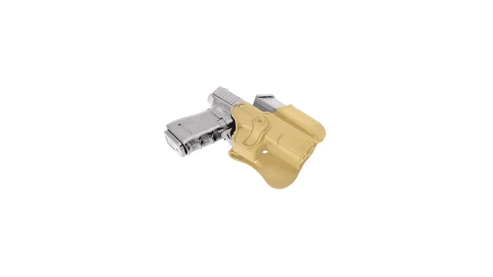SigTac Retention Roto Paddle Holster, Level 3, Fits Glock 19, 23, 25, 32, Tan 110118