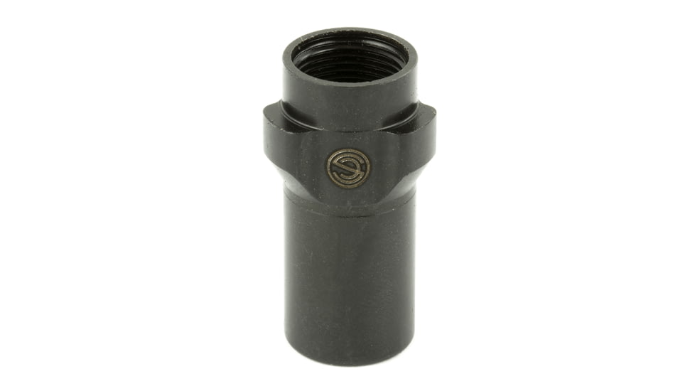SilencerCo 3-Lug Muzzle Device, 1/2x28, 9mm, Black, AC2604