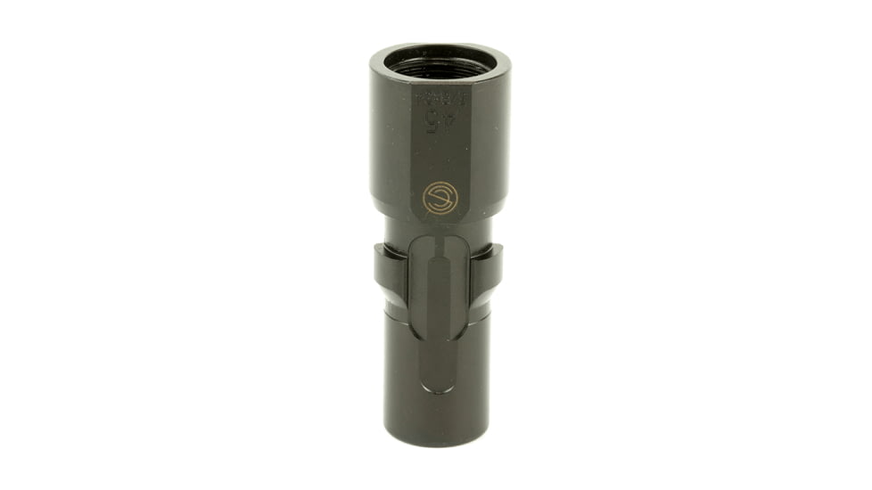 SilencerCo 3-Lug Muzzle Device, 5/8x24, .45 ACP, Black, AC2603