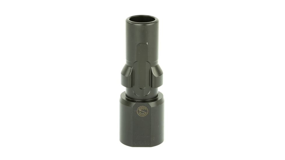 SilencerCo 3-Lug Muzzle Device, 5/8x24, 9mm, Black, AC2609
