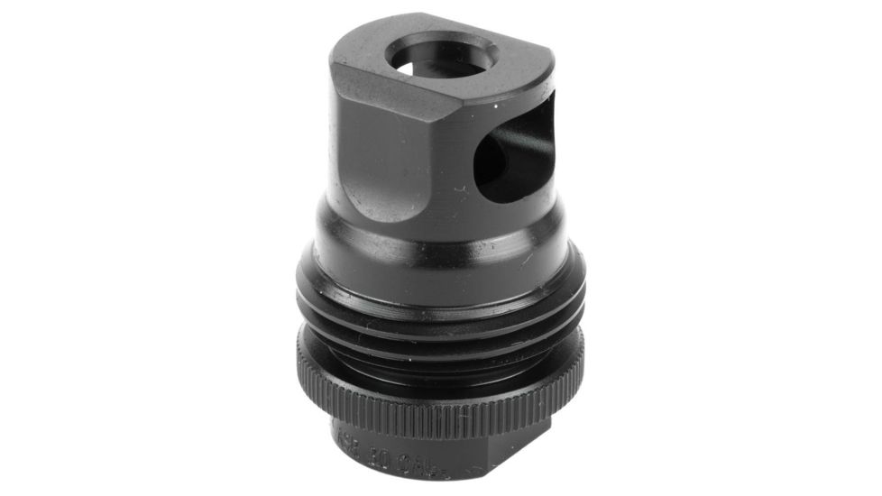 SilencerCo Single Port ASR Muzzle Brake, 5/8x24, .30 Caliber, Black, AC2627