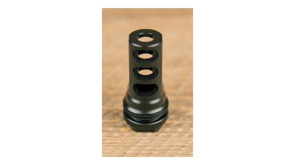 SilencerCo Hybrid ASR Muzzle Brake, 11/16x24, .458 Caliber, Black, AC1961