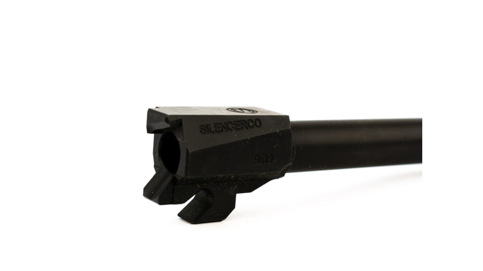 SilencerCo Pistol Barrel, Threaded, Sig P320, Full Size, 9mm, 1/2x28 Thread, Black, AC2413