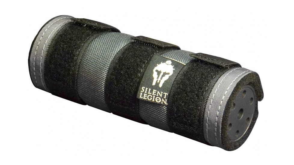 Silent Legion Suppressor Cover/Heat Shield, Standard Temperature, 1800F, Grey, 8 in, SC-8G