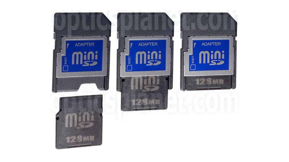 Silicon Power 128MB MiniSD Memory Card with Adaptor (sample)