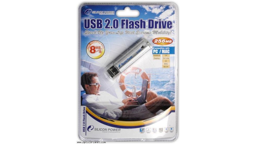 Silicon Power 256 MB USB 2.0 Flash Drive SP256MBUFD2