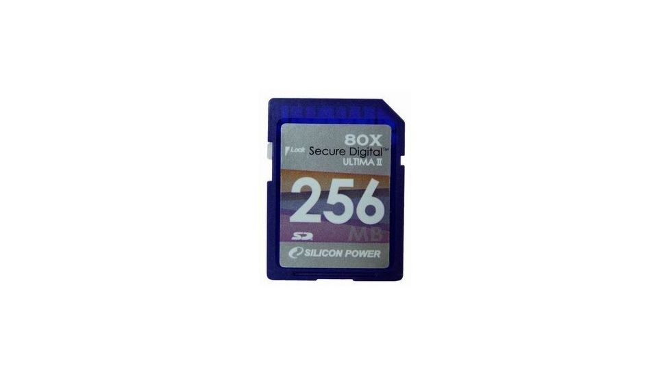 Silicon Power Ultima 80x 256 MB Secure Digital Card SP256MBSDC080V10