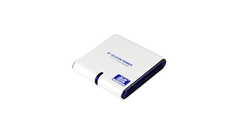 Silicon Power Multi Slot Memory Card Readers CF Type I/II/SD/MMC 17-in-1 USB 2.0 SP17RV1W