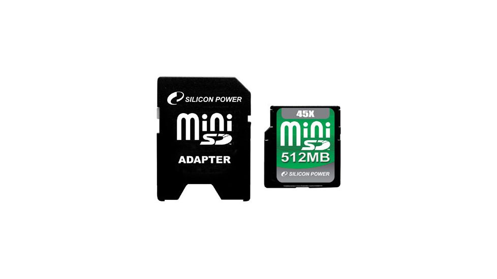 Silicon Power miniSD 45X Memory Card - 2GB