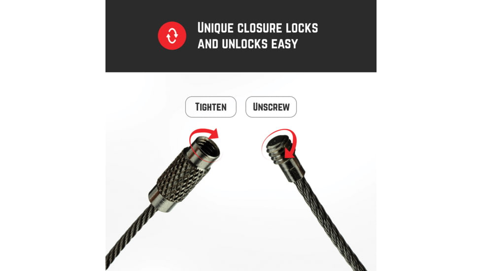 SILIPAC Twist Lock Cable Ring Uncoated