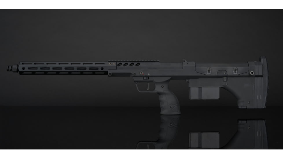 Silverback Airsoft Desert Tech SRS A2/M2 Air Gun, For Left Handed Shooters, Black, 22, SBA-BLT-12BK-L