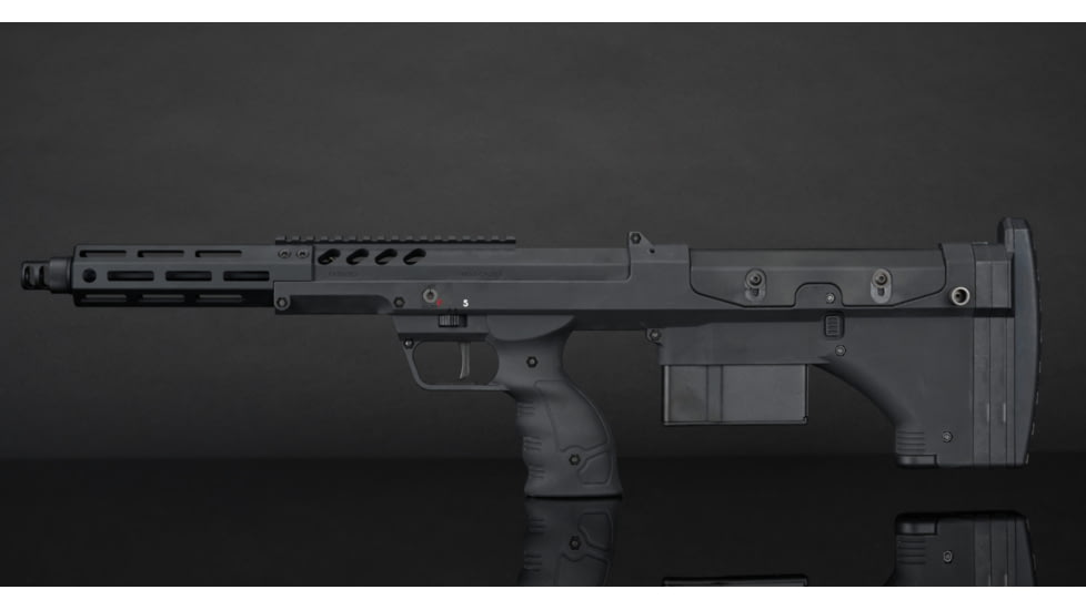 Silverback Airsoft Desert Tech SRS A2/M2 Covert Air Gun, For Left Handed Shooters, Black, 16, SBA-BLT-13BK-L