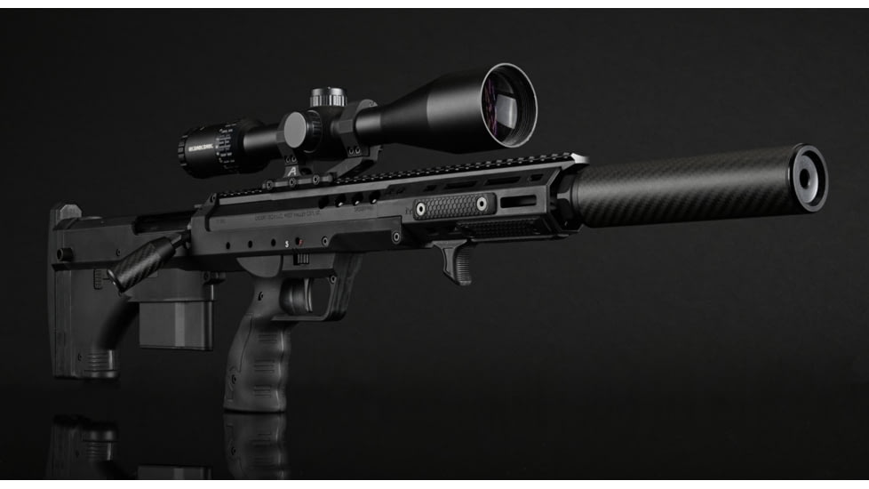 Silverback Airsoft Desert Tech SRS A2/M2 Covert Air Gun, For Left Handed Shooters, Black, 16, SBA-BLT-13BK-L