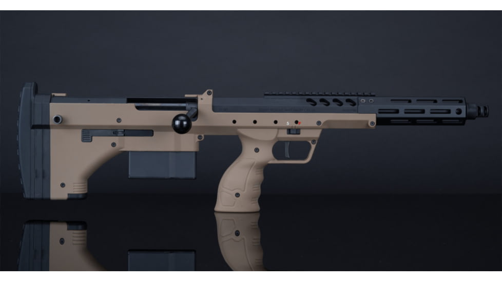 Silverback Airsoft Desert Tech SRS A2/M2 Covert Air Gun, For Left Handed Shooters, Flat Dark Earth, 16, SBA-BLT-13FDE-L