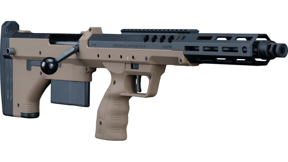 Silverback Airsoft Desert Tech SRS A2/M2 Covert Air Gun, For Left Handed Shooters, Flat Dark Earth, 16, SBA-BLT-13FDE-L