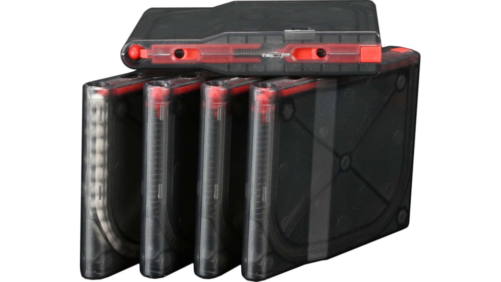 Silverback Airsoft SRS ABS 25-Round Light Airsoft Magazine, 5 pieces, Black, SBA-MAG-07BK-25RD