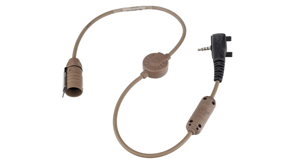 Silynx Yaesu/Vertex One-Pin Right Angle 3.5mm, Tan, CA0208-00