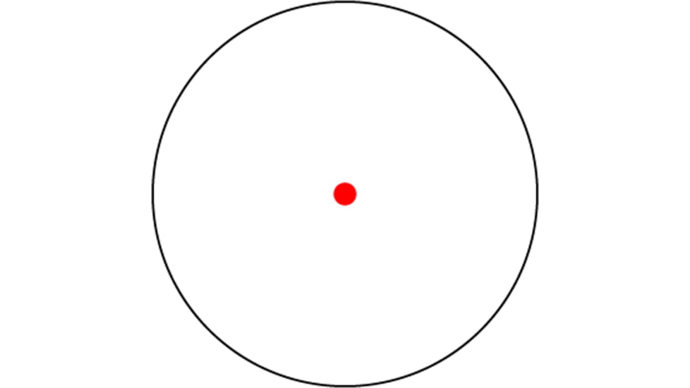 Simmons 1x24mm Red Dot Sight with Rings - Matte Black, 511006C