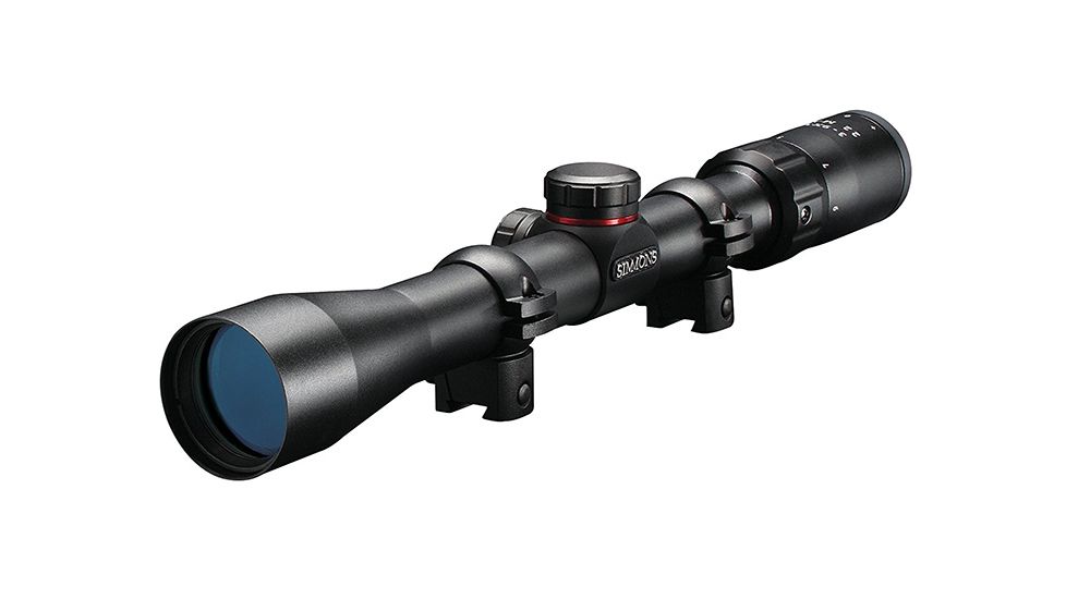 Simmons 22 Mag 3-9x32mm Rimfire Rifle Scope with Rings and Truplex Reticle, Matte Black 561039