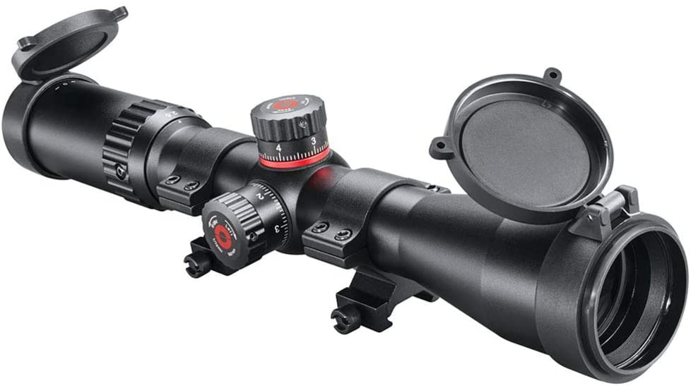 Simmons ProTarget Rifle Scope, 2.5-10x40, 40 mm, 30 mm Tube, SFP, Mil Dot Reticle, Matte Black, SIM251040