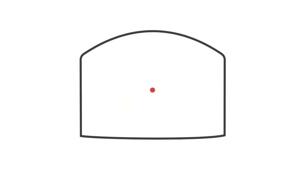 Simmons SPTRD125 Pro Target 1 X 25mm Reflex Red Dot Matte Black 1x25mm