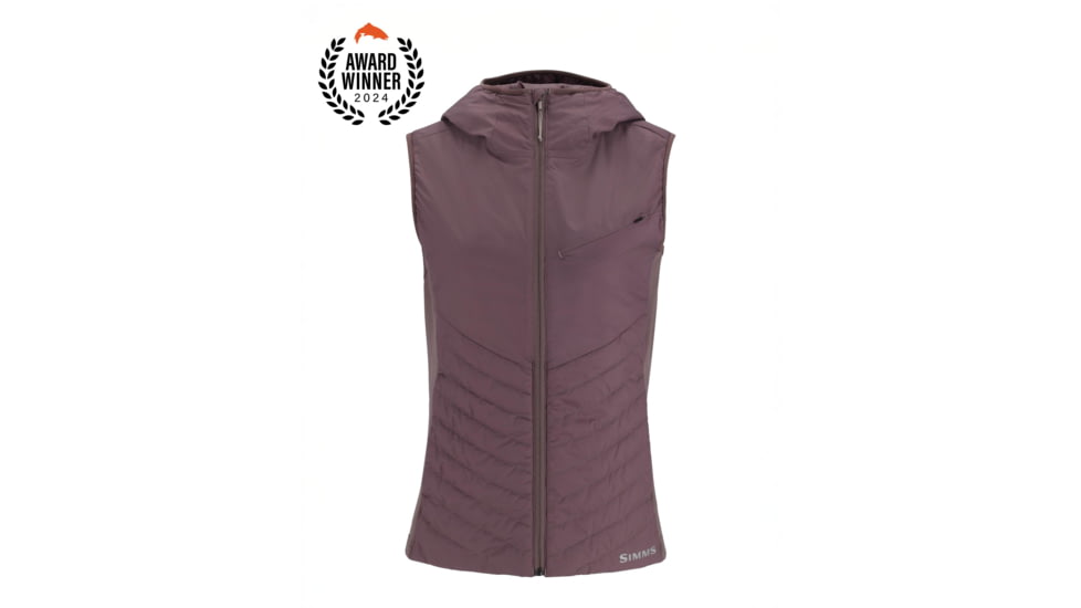 Simmsfishing Womens Fall Run Hybrid Hooded Vest, 14401-1234-20