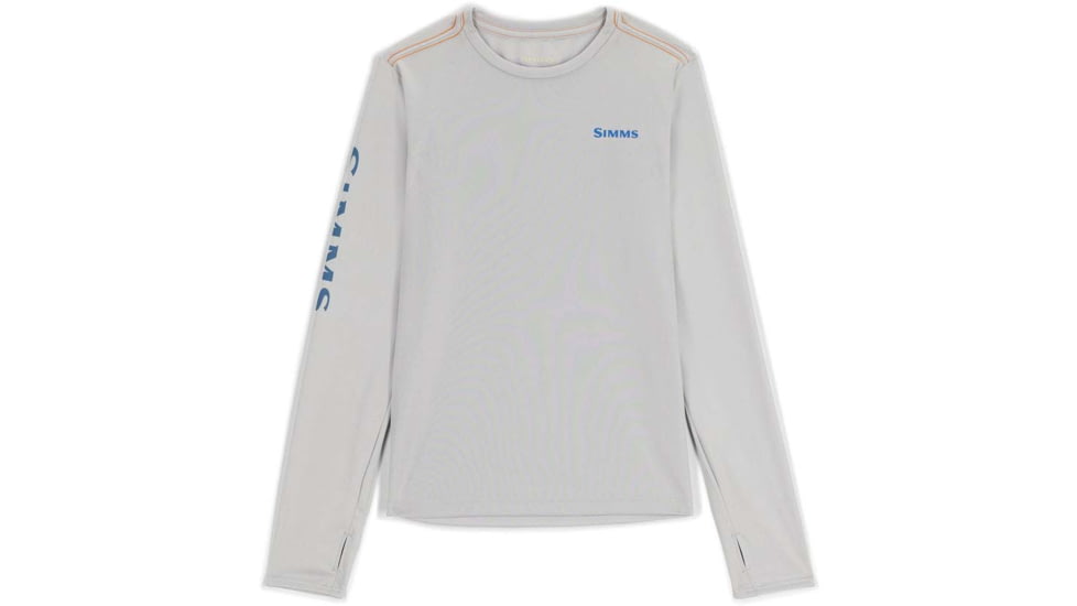 Simms Fishing Products Solar Tech Crewneck - Kid's, Sterling, Small, 13164-041-20