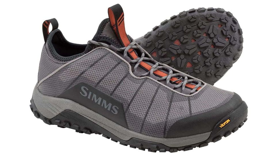 Simms Fishing Products Flyweight Wet Wading Shoe - Men's, Slate, Small, fw-wet-wad-shoemed-orga