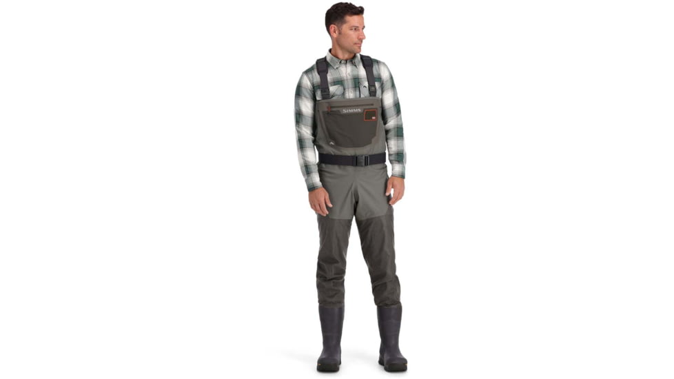 Simms Fishing Products G3 Guide Waders, Bootfoot, Vibram Sole - Men's, Gunmetal, Small, 08 US, Regular, 13595-042-2008