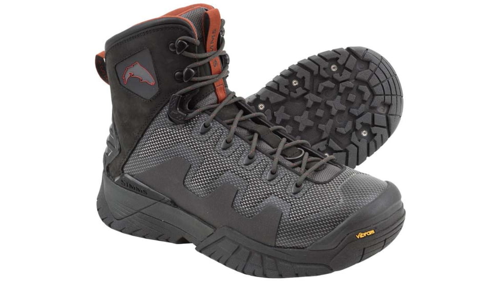 Simms Fishing Products G4 PRO Wading BootVibram - Men's, Carbon, Small, g4-pro-wading-boot