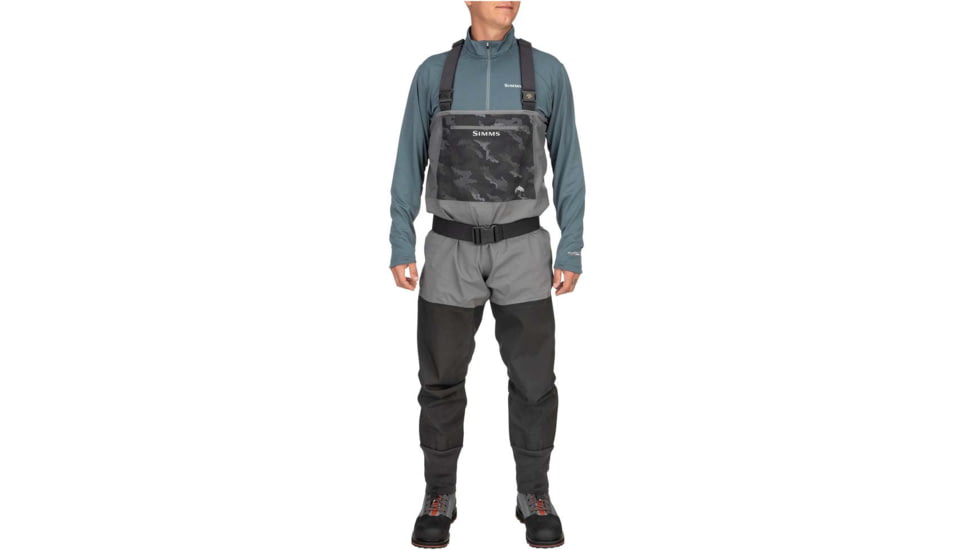 Simms Fishing Products Guide Classic Wader Stockingfoot - Men's, Carbon, Small, 7-8, Regular, 13360-003-2007