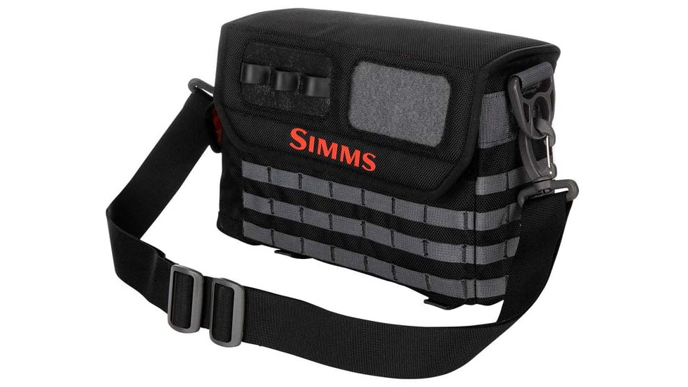 Simms Fishing Products Open Water Tactical Waist Pack, Black, One Size, tactical-waist-packmed