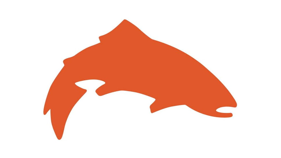 Simms Fishing Products Simms Trout Icon Sticker, Orange, One Size, 13705-821-00