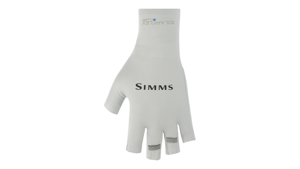 Simms Fishing Products Solarflex Half-Finger SunGloves, 13606-1244-10
