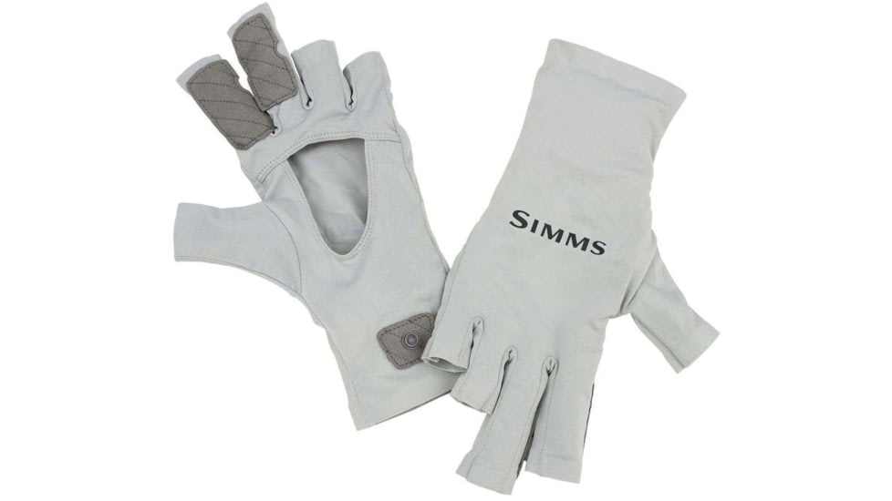 Simms Fishing Products Solarflex Sunglove, Sterling, Small, 12661-041-20
