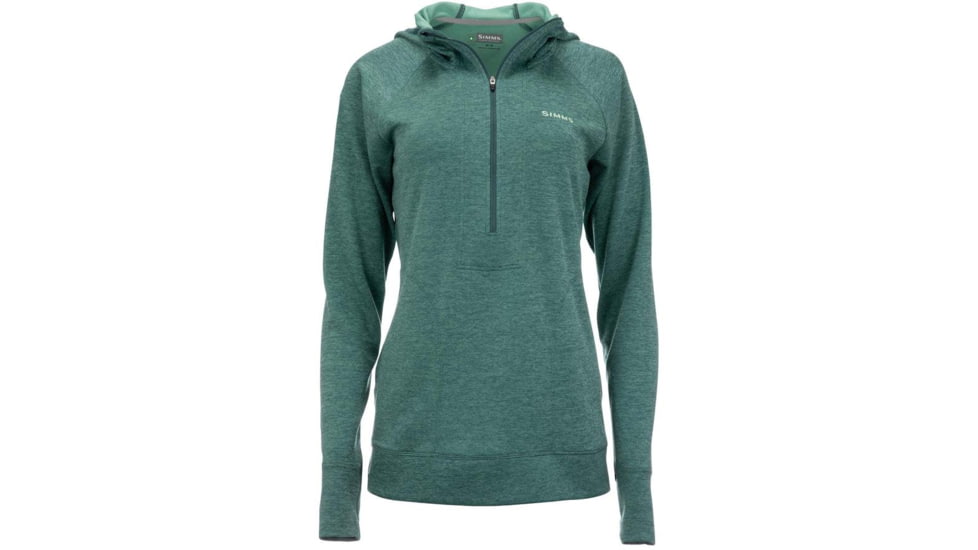 Simms Fishing Products WS Bugstopper Hoody, Cornflower Heather, Small, wom-bugst-hoodymedi