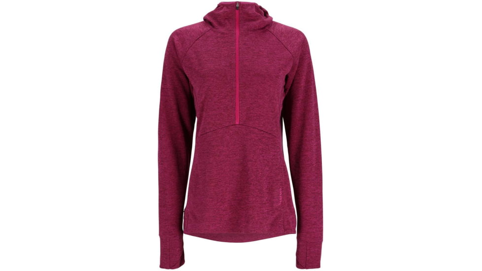 Simms Fishing Products Bugstopper Hoody - Women's, Fuchsia Heather, Small, 13673-1018-20