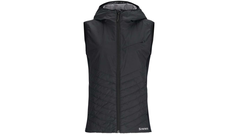 Simms Fishing Products Fall Run Hybrid Hooded Vest - Women's, Black, Small, 13824-001-10