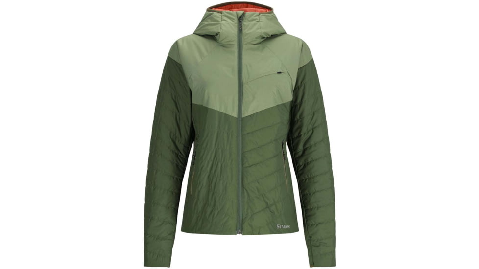 Simms Fishing Products Fall Run Insulated Hoody - Women's, Dark Clover/Riffle Green, Small, 13821-1148-20