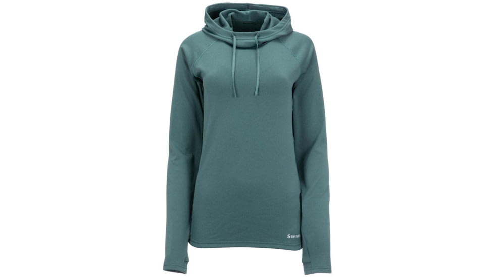 Simms Fishing Products WS Heavyweight Baselayer Hoody, Avalon Teal, Small, ws-hw-baselayer-hoodymed