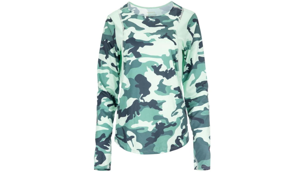 Simms Fishing Products SolarVent Crew - Women's, Cinder, Small, 13500-255-20