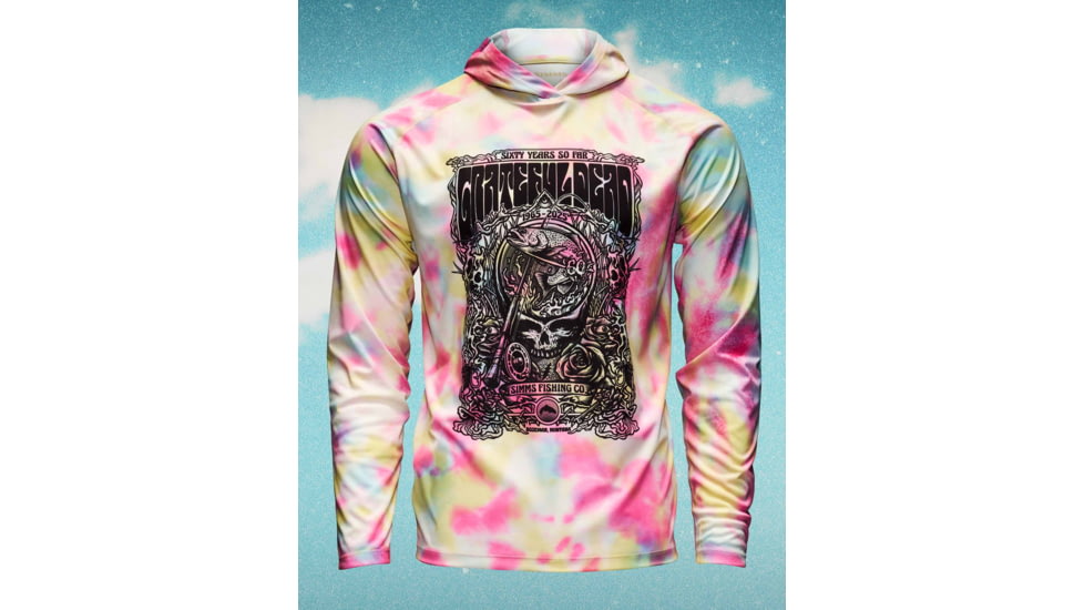 Simmsfishing Grateful Dead SolarTech Hoody Fountain Print, 14559-1469-70