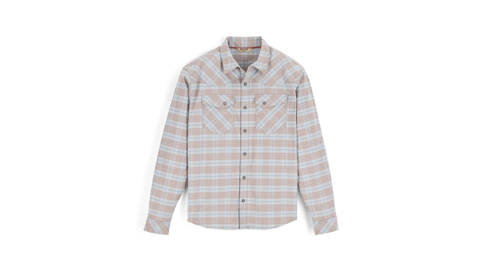 Simmsfishing Mens Brackett Flannel Shirt, Drummond Plaid: Cobia, XXL, 14272-1369-60
