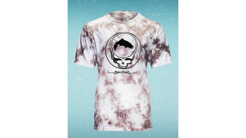 Simmsfishing Mens Grateful Dead T-Shirt - Cloud Print, 14558-1465-50