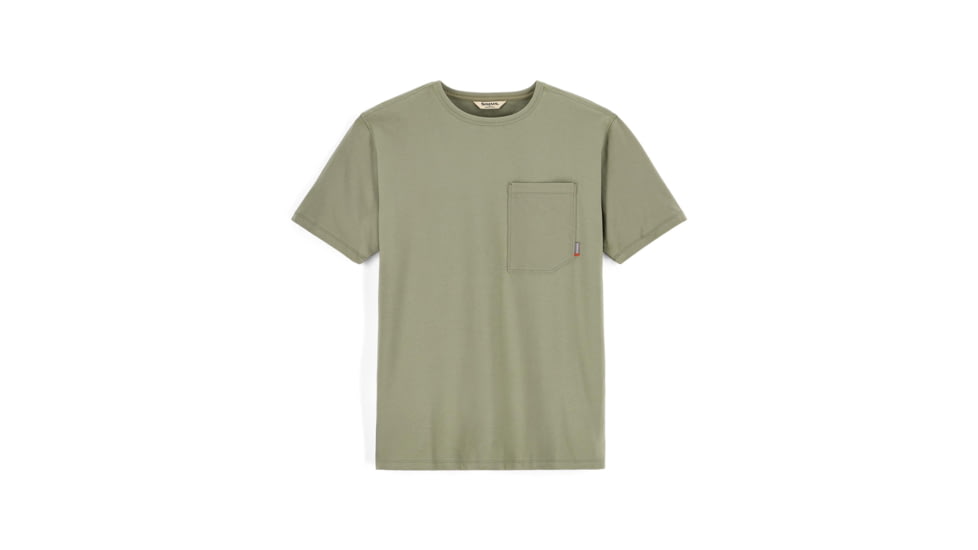 Simmsfishing Mens Harbor Pocket T-Shirt, Stonefly, L, 14171-1252-40