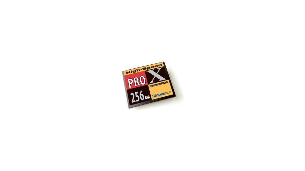 SimpleTech ProX Compact Flash 256MB Card Shipping
