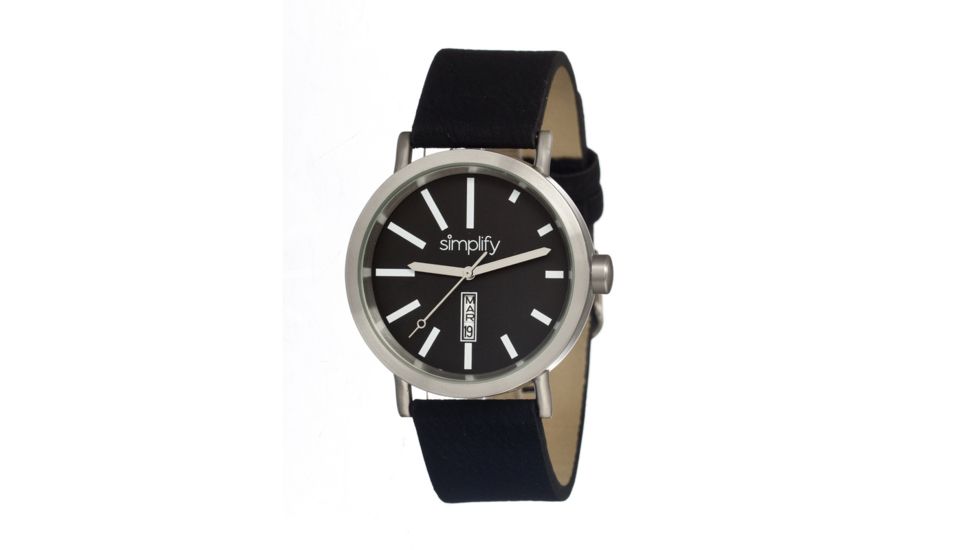 Simplify 0401 The 400 Watch, Black SIM0401