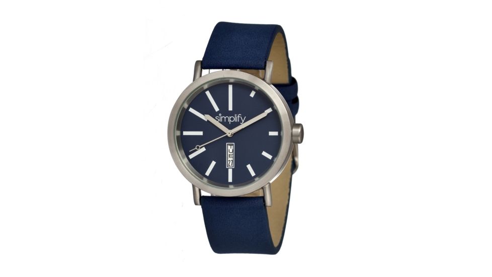 Simplify 0406 The 400 Watch, Blue SIM0406